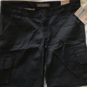 Women’s Size 12 Black Khaki Dickies Cargo Shorts